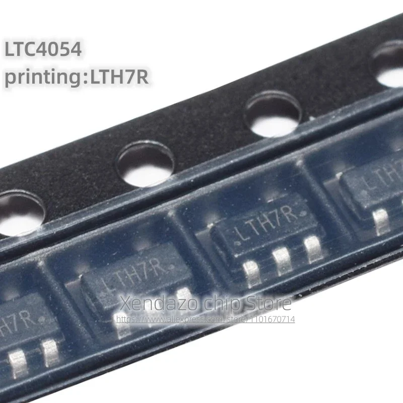 50pcs/lot LTC4054 Silk screen printing LTH7R SOT23-5 package Original genuine 0.5A current 4.2V lithium battery charger chip
