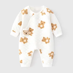 Baby Bodysuit Warm Cotton Newborn Clothes Baby Comfortable Thickened One-pieces Suit In Winter and Autumn