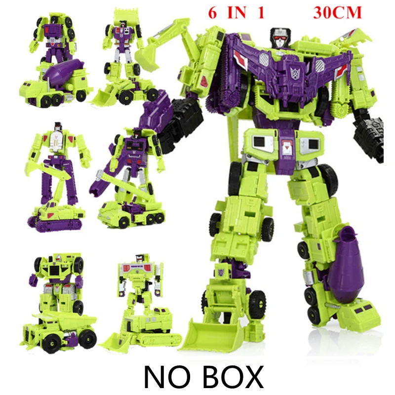 ألعاب التحول COMBINER WARS KO Haizhixing 5IN1 Bruticus Defensor Superion 32 سم المزيل مع ملصق Autobot Decepticon