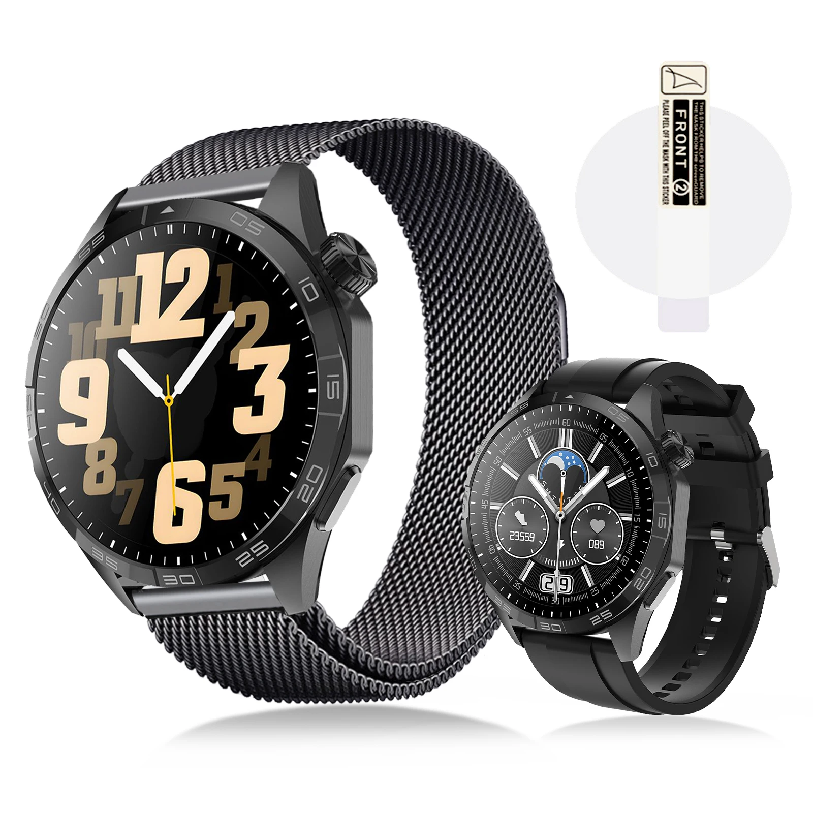 

Smartwatch with 1.39-Inch HD Round Screen, Bluetooth 5.3 Voice Call, NFC, Health Monitoring, Fitness Modes, and IP67 Waterproof