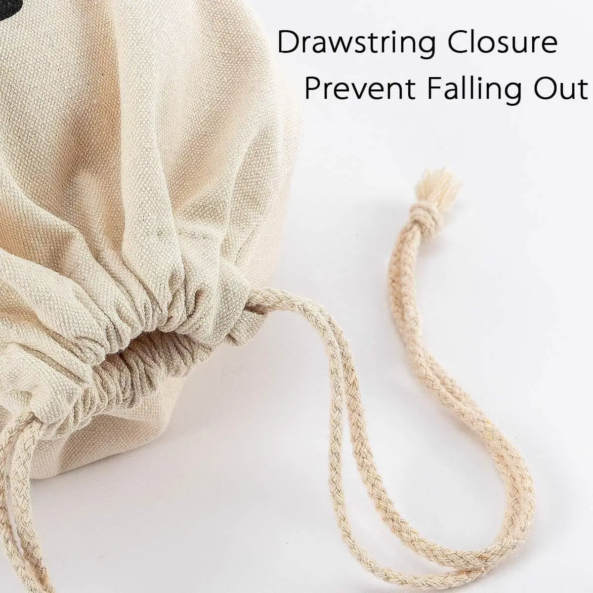 Creative Candy Gift Bags Sublimation Blank New Year Christmas Tree Hanging Linen Pouch Drawstring Bags For Heat Transfer Print