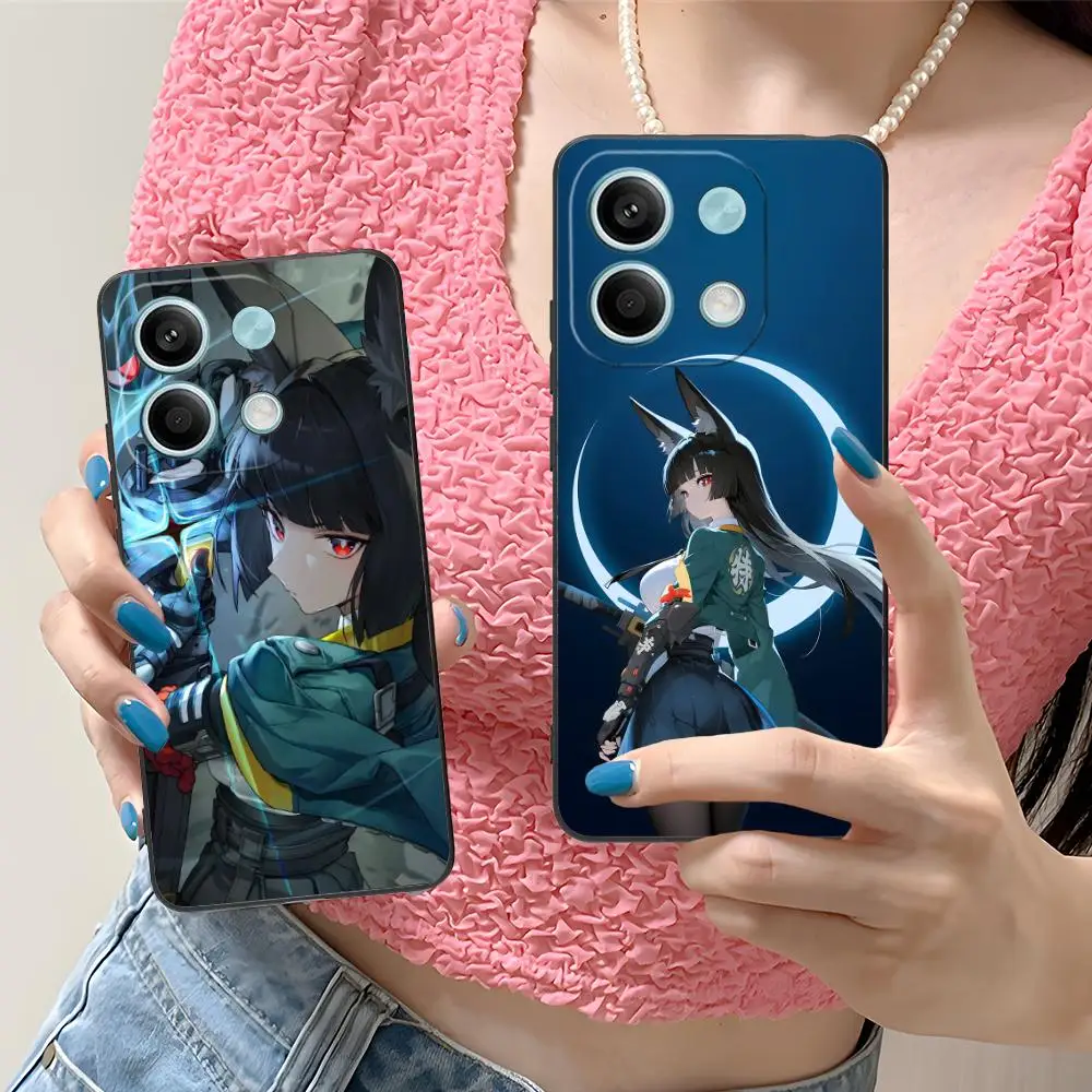 حافظة هاتف Zenless Zone Zero Hoshimi Miyabi لهاتف Xiaomi Redmi Note 14 13 12 11 A5 3 2 1 Pro Plus 4G 5G واقية من الطباعة الملونة #1