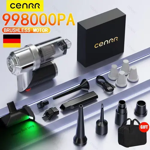 CENRR 차량용 진공 청소기, 미니 무선 998000PA 휴대용 핸드헬드 진공 청소기, 강력한 진공 청소기, 청소 기계 