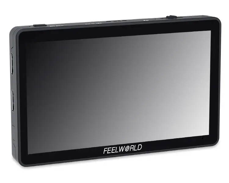 كاميرا Feelworld F6 PLUS V2 مقاس 6 بوصات DSLR مراقب ميداني ثلاثية الأبعاد LUT شاشة تعمل باللمس IPS FHD 1920x1080 تركيز الفيديو مساعدة دعم 4K