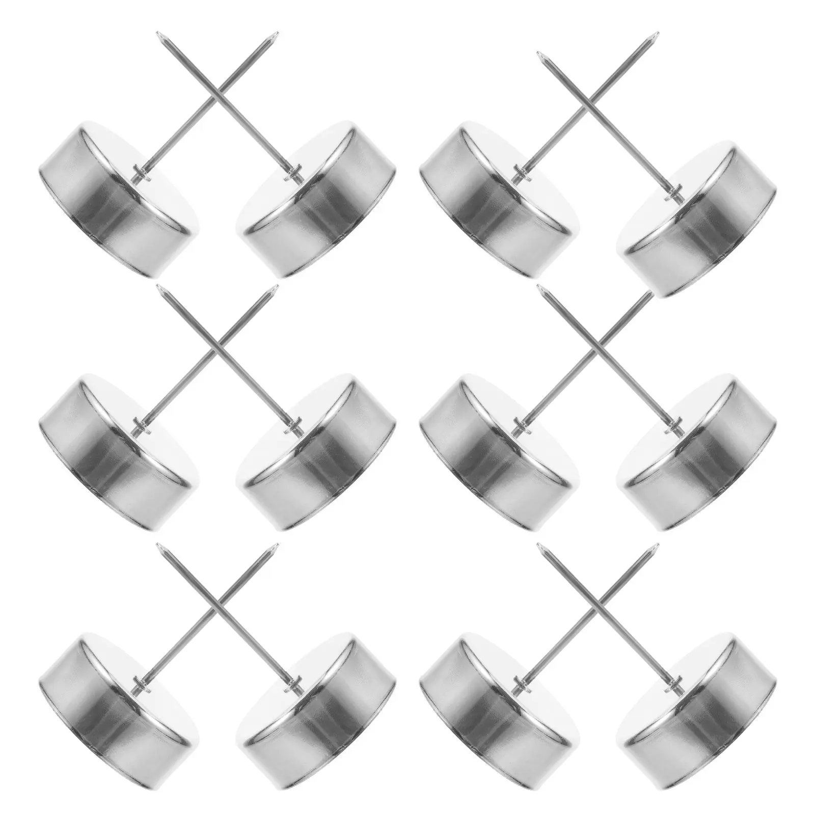 20Pcs Spike Cup Holders Metal Taper Candlestick Liners Inserts for Dining Table Centerpiece Christmas Advent Wreaths