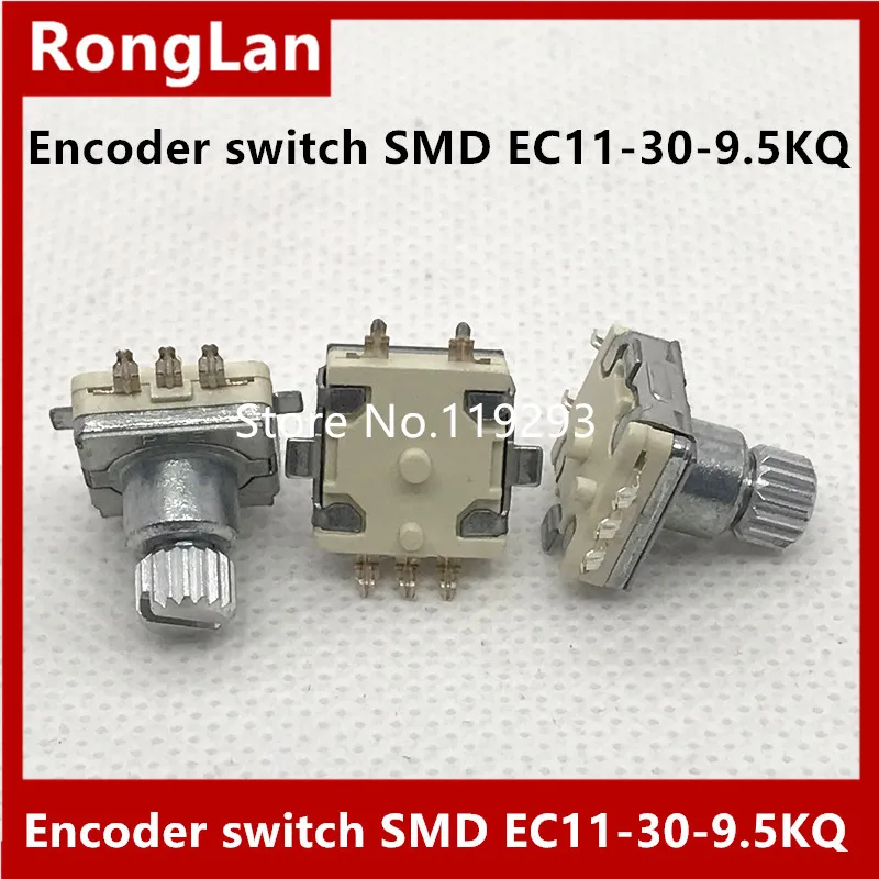 [BELLA]ENCODER car audio digital potentiometer rotary encoder switch SMD EC11-30-9.5KQ--10PCS/LOT