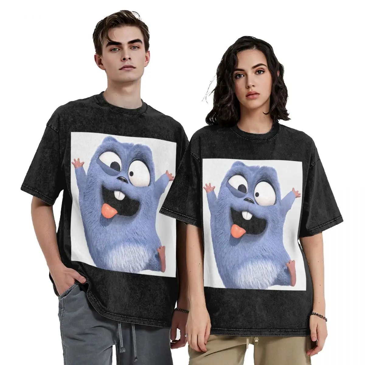 

Анимация Grizzy And The Lemmings, футболки с героями мультфильмов аниме, повседневная футболка в стиле хип-хоп с короткими рукавами, уличная одежда, футболки для мужчин и женщин