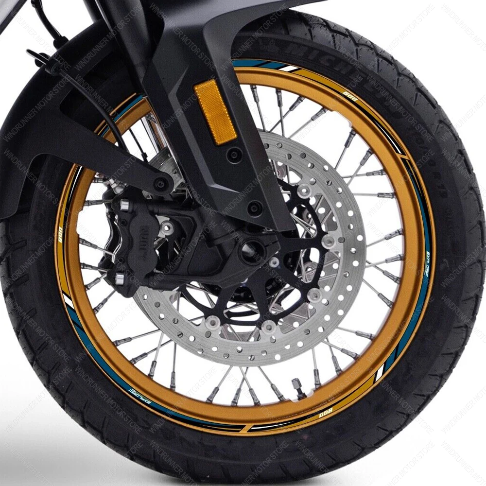 Motorcycle Accessories Waterproof Protective Moto Wheel Stickers Epoxy Resin Protective Sticker For CF MOTO 800MT 2022