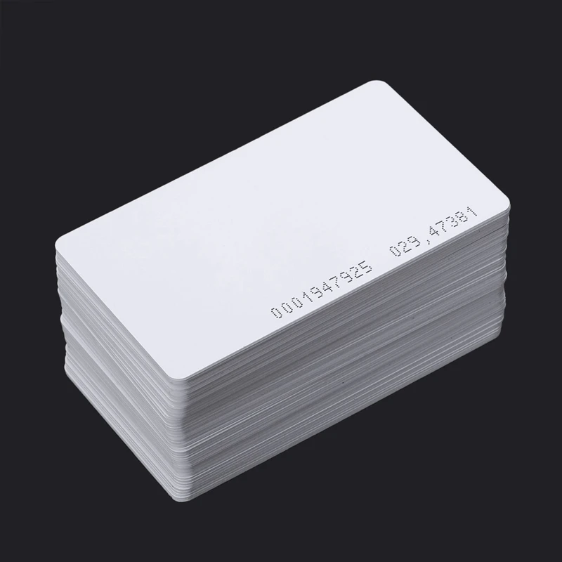 100 Pieces Intelligent Proximity TK4100 125kHz RFID Proximity Card Entry Empty ID Access