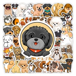 Kawaii Cartoon Dog Puppy Stickers Pet Animal DIY Kids Toy Decorative Decal for Scrapbook Laptop Phone Luggage Bottles Waterproof