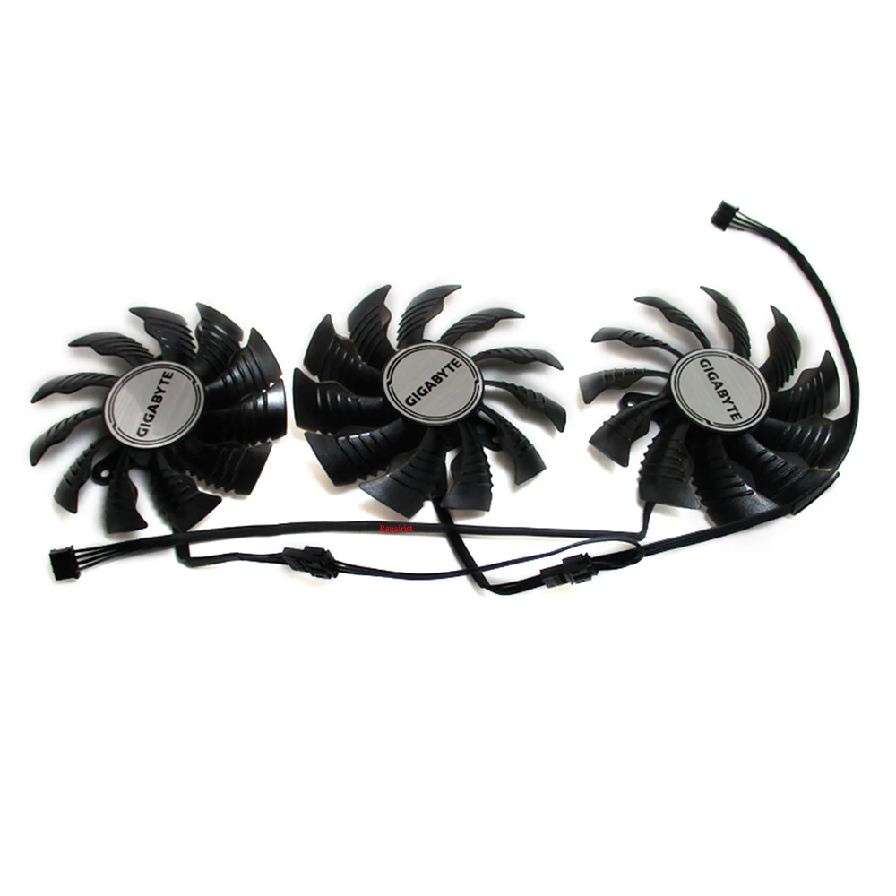 3Pcs/Set 82MM T128015SU,+ 87MM T129215SU,GPU Graphics Card Cooler,For GIGABYTE RTX 3080 GAMING OC,3080ti 3090,Video Cooling