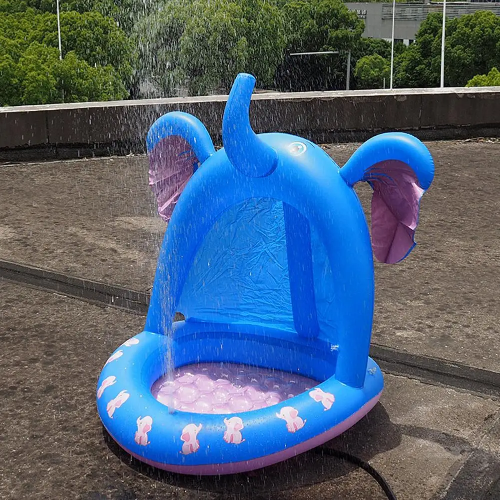 

Kids Floating Water Inflatable Seat Swimming Pool Beach Swim Water Seat With Sunshade Summer Party For Kids Indoor Outdoor Play