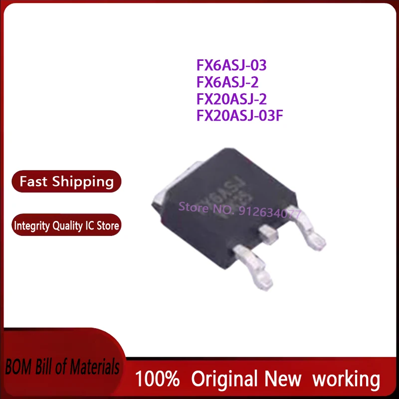 (5PCS) Original FX6ASJ-03 FX6J 03 FX6ASJ-2 FX6ASJ 2 FX20ASJ-2 FX20ASJ 2 FX20ASJ-03F FX20ASJ 03F TO-252