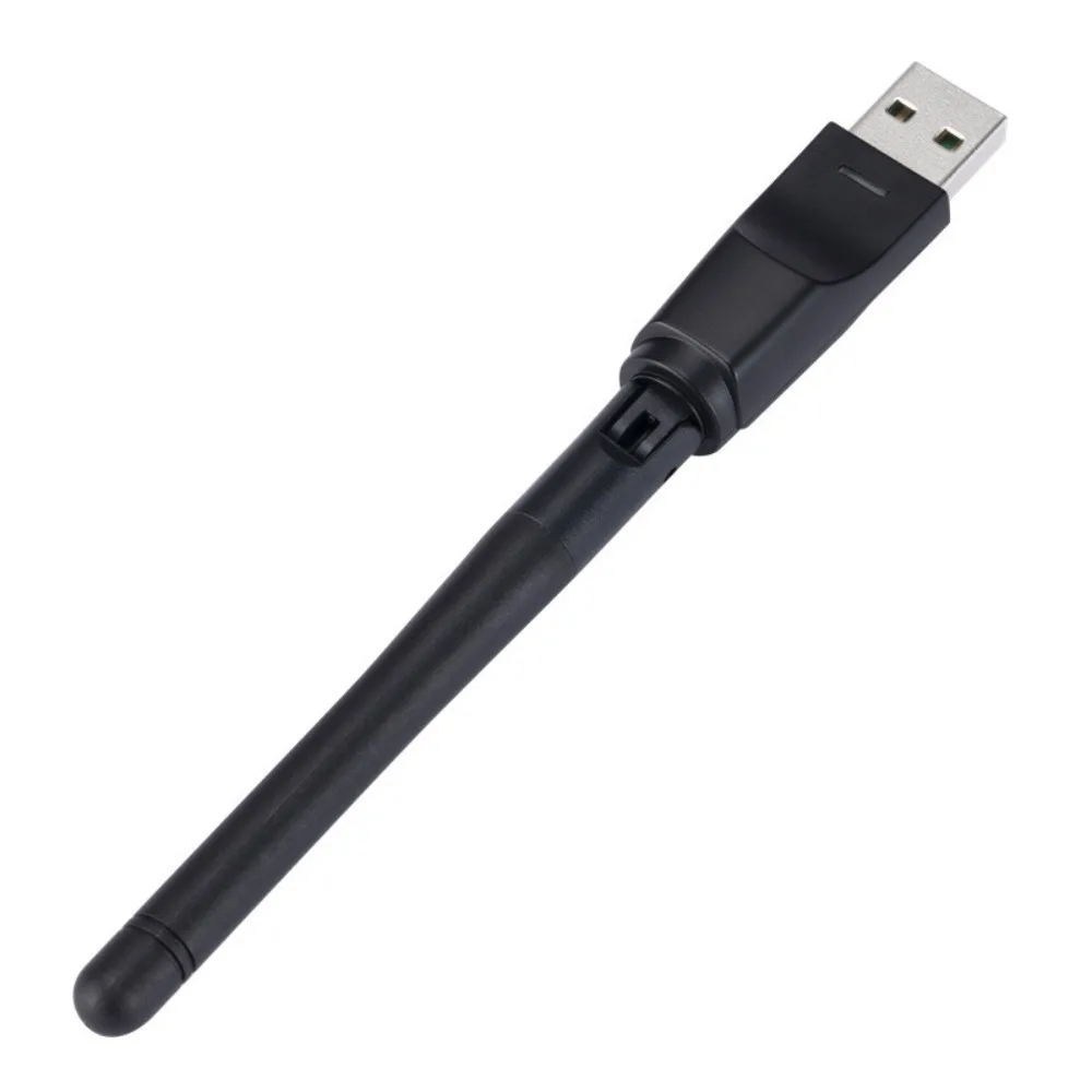 Wi-fi Dongle 150Mbps MT7601 Network Card MT7601/8188 2.4GHz 150Mbps USB Wifi Adapter Freely-rotating USB for Computer/Phone