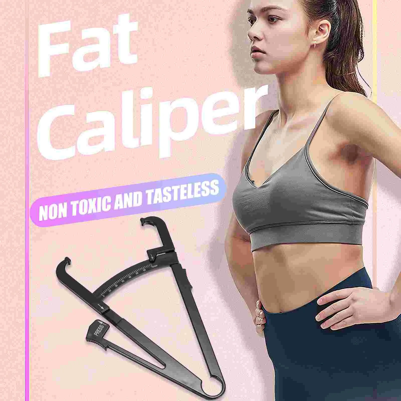 Fat Body Caliper Tape Tool Calipers Measuring Measure Bmi Measurement Percentage Handheld Calculator Kit Weighing Pincher Pinch