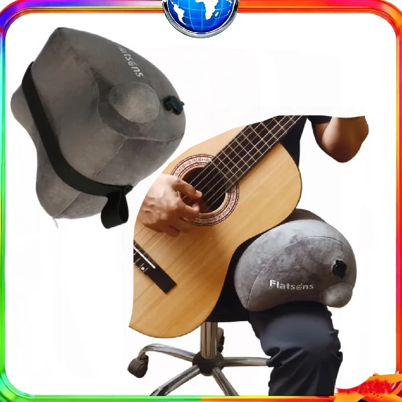 

Flatson FA-80A Classical Guitar Pads Cushion Iatable Flocking Guitar Leg & Neck Support Balance Pad for Guitarists