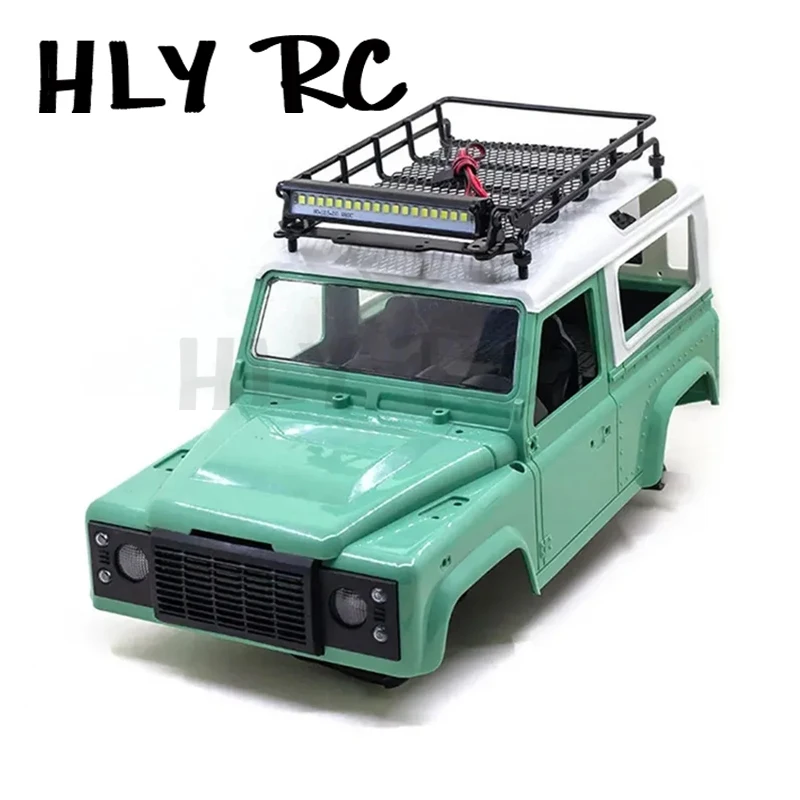 Metal Roof Luggage Rack Tray Roof Rack with LED Light For MN D90 D99 MN90 MN99S 1/12 RC Car Upgrade Parts