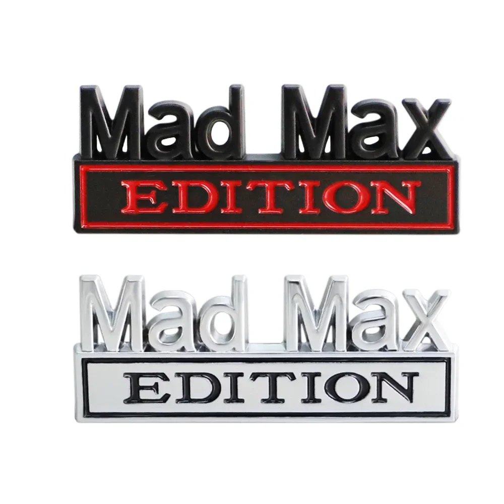 

3D MAD MAX EDITION лист пластина этикетка наклейка на корпус хвост наклейка модификация автомобиля наклейки автомобильные украшения автомобильные аксессуары