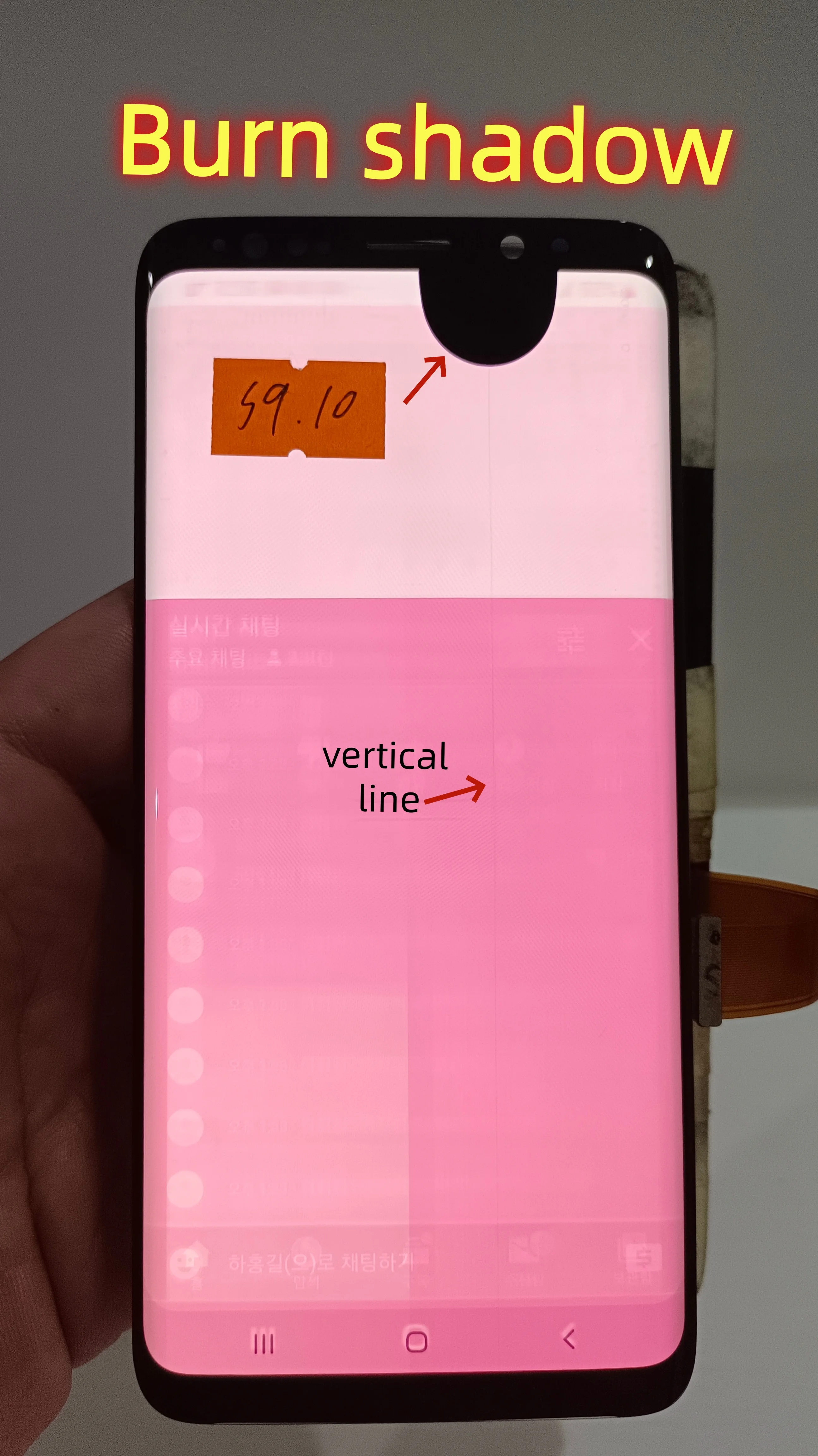 Original AMOLED For Samsung Galaxy S9 G960 G960F Burn Shadows Lcd Display Touch Screen Digitizer