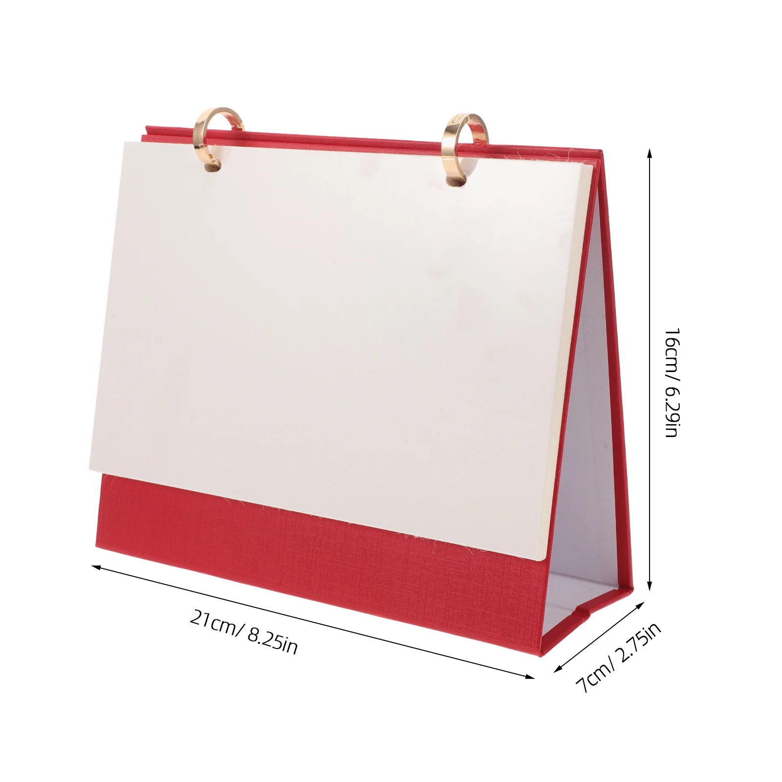 Blank Desk Calendar Paper Heat Transfer Printing DIY Standing Memo Photo Display Desktop Office Home Blank Calendar