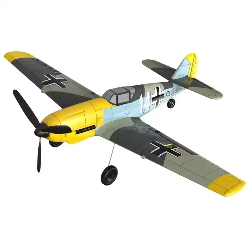 2024 Hot Selling Remote-Controlled Aircraft Bf109 4ch 400mm Fixed Wing U-Turn Stunt Fighter Rc Aircraft Model Youth Fun Toy Gift