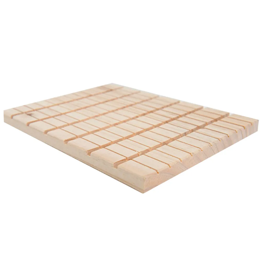 Premium Wooden Rabbit Scratching Board for Small Pets Grinding Claws Natural Wood Pet Foot Pad Small Animal Grinding Plate