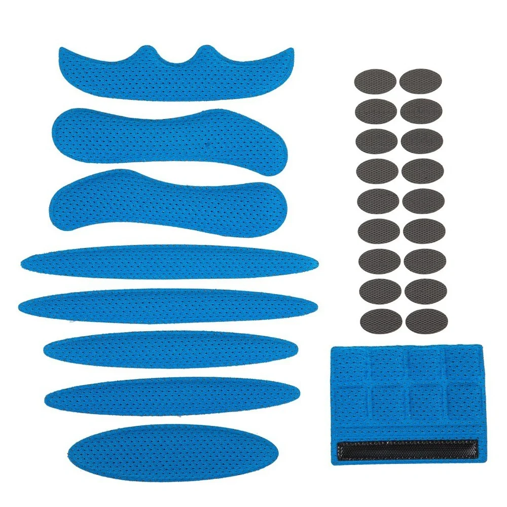 Helmet Padding Kit 27Pcs Bicycle Replacement Universal Foam Pads Set for MTB Bike Motorcycle Cycling Sportswear Accessories