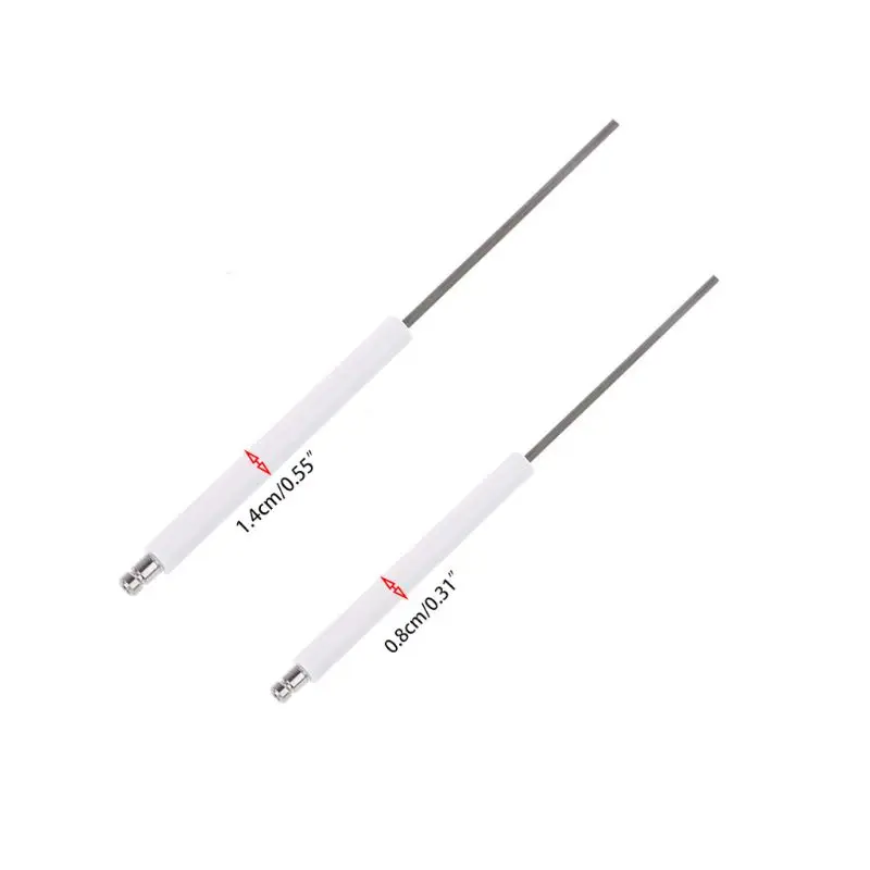 Ceramic Ignition Rod Electrode Flame Detection Probe Long Burning Stick for Burn