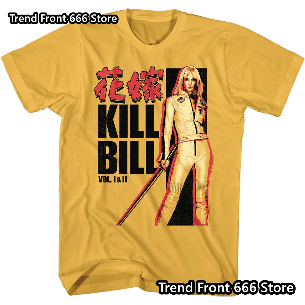 New T shirt For Men Classic Action movie Kill Bill Cotton Adult Tshirts Summer Short Sleeve Oversized Tops