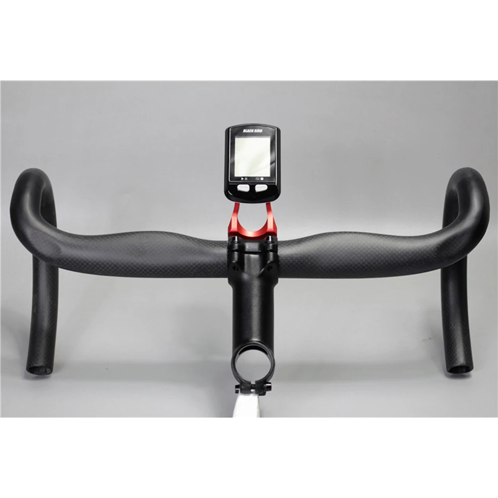 

Bike H Extension Odometer Holder Flashlight Bracket Clip Aluminum Alloy Red s Durable Lightweight Storage Space