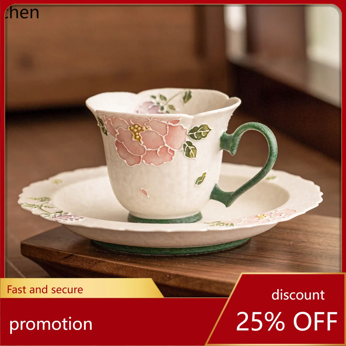 

Hxl rock mineral tea high-end afternoon tea cup exquisite ceramic water cup
