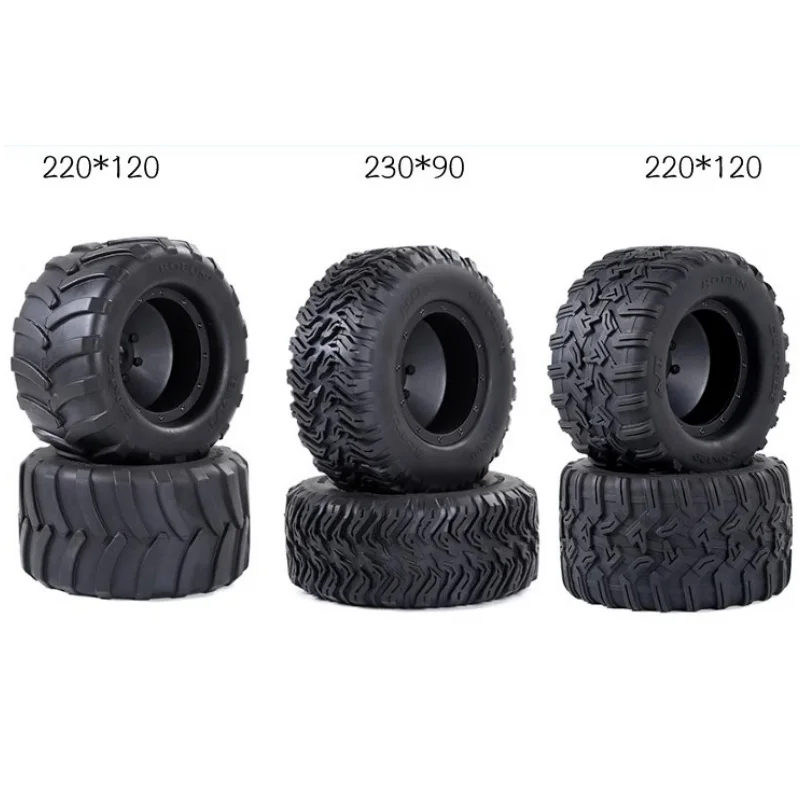 Rovan Truck allargamento pneumatici per LOSI 5IVET MTXL DBXL Rovan LT SLT King Motor X2