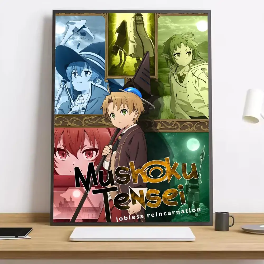 Mushoku Tensei Jobless Reincarnation Malerei Kalligraphie HD-Leinwandposter Wohnzimmer Schlafzimmer Bar ästhetische Dekoration – Detail 6