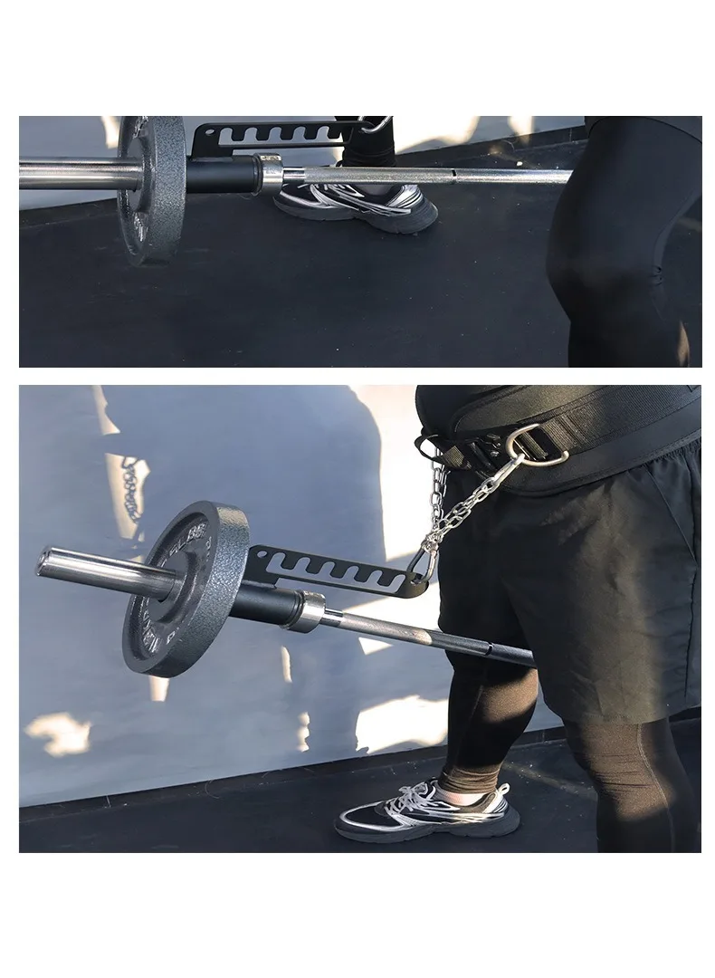 Fitness Landmine Aufsatz aus Stahl, Multifunktionales Gym-Zubehör für Kniebeugenständer, Kreuzheben, Rudern, Heimtraining und Fitnessgeräte – Detail 12