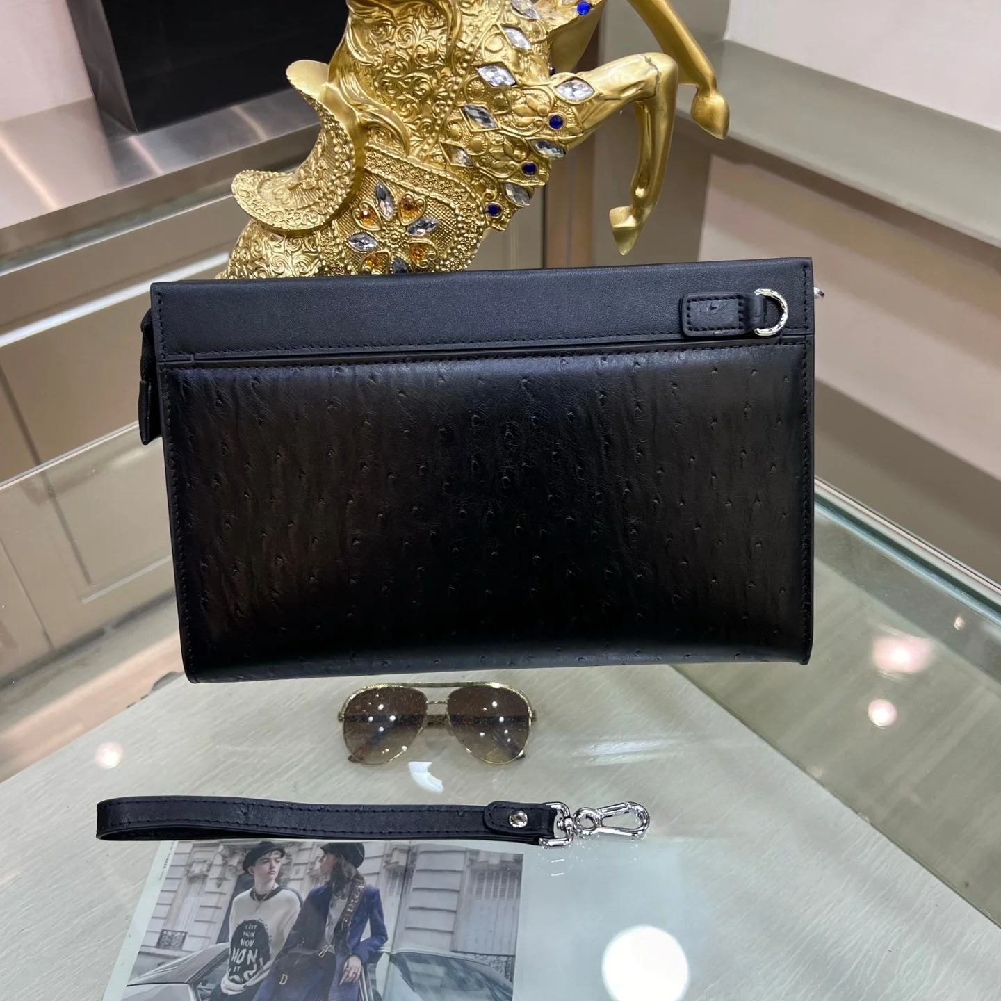 

Элитный деловой клатч премиум-класса 66350-7: легкий, стильный, для хранения документов, идеальный подарок