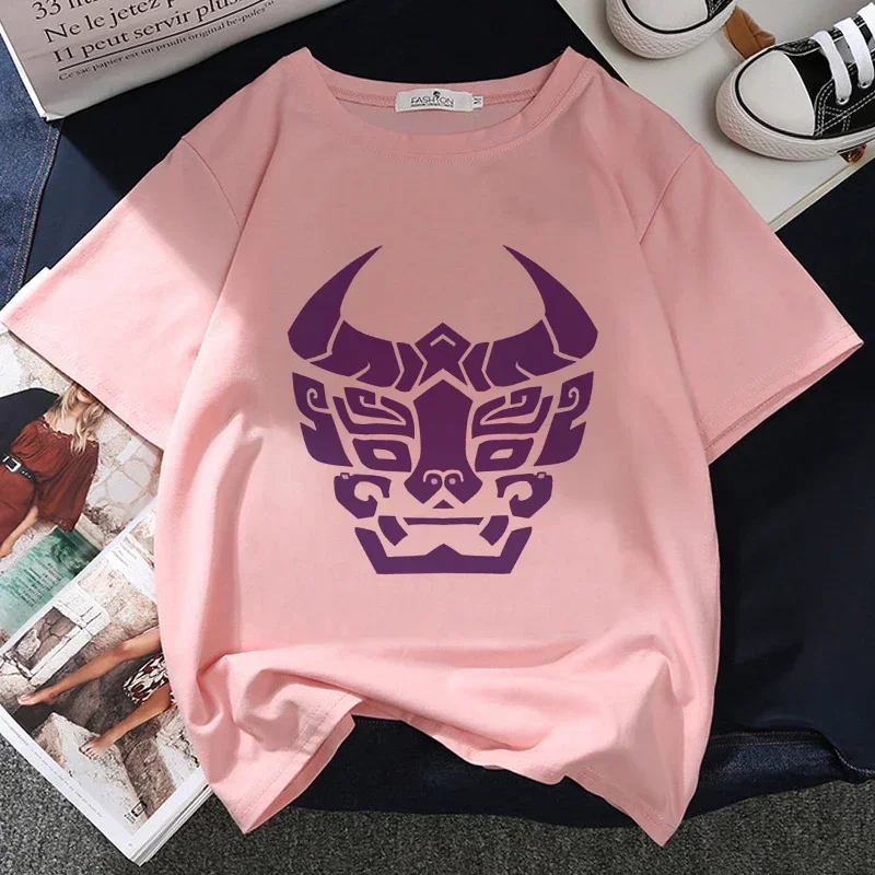 Mo Dao Zu Shi Graphic Print T-shirt Women Harajuku Aesthetic Pink Tops Casual Tshirt 2021 New Summer Fashion Y2k Female T Shirt