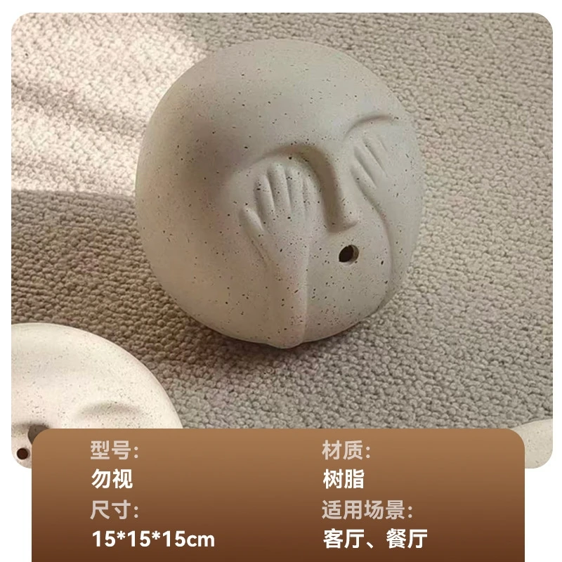 رجل حكيم تمثال راتنج أنيق النحت منضدية مدخل ديكور للدراسة مكتب عمل هووسورمينغ هدية عيد ميلاد للبالغين