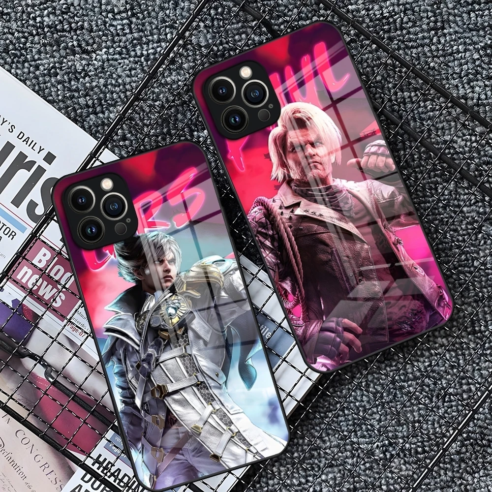 Game Tekken 8 Phone Case For IPhone 16 15 14 Pro 11 13 12 Mini XS XR Max 6 8 7 Plus SE Glass Luxury Design Cove