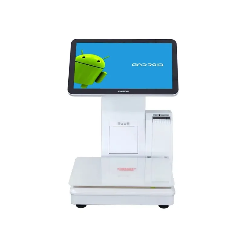 ALS9 Smart POS 15.6 Inch Android Label Scale All-in-One POS System Software Weighing Capabilities Multi-Device view 2