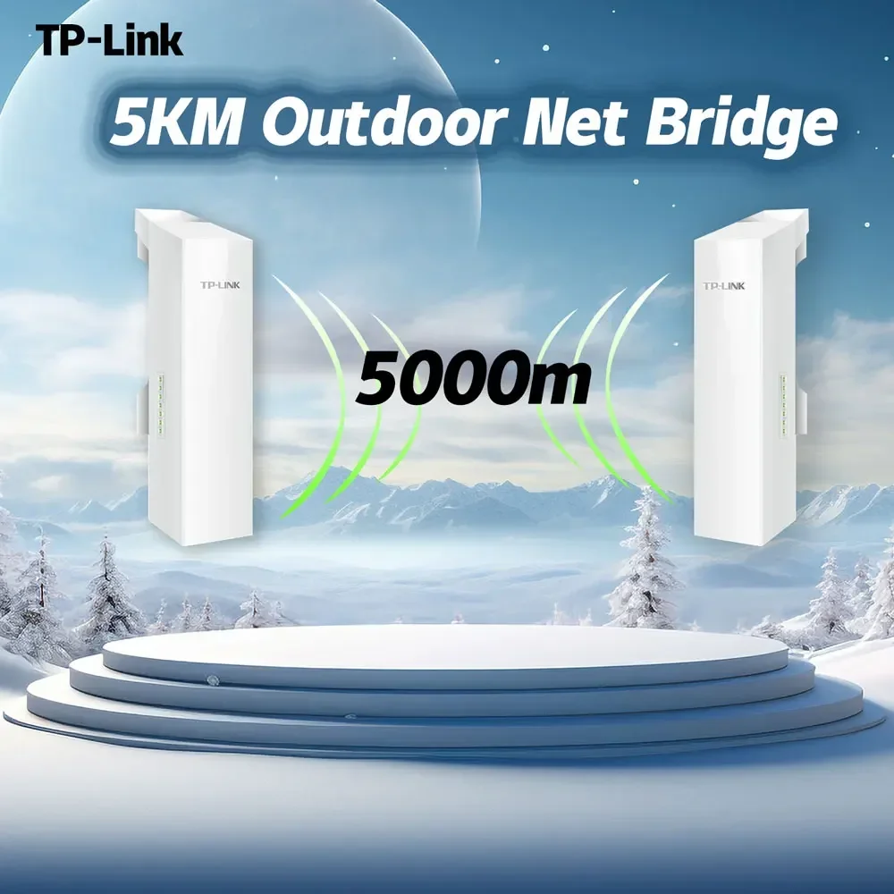 Tp-link 867M 5.8G siatka punkt dostępu sieci Wifi Top Cpe 5000m Router bezprzewodowy Outdoor Hospot punkt do punktu 1 szt Ubiquiti