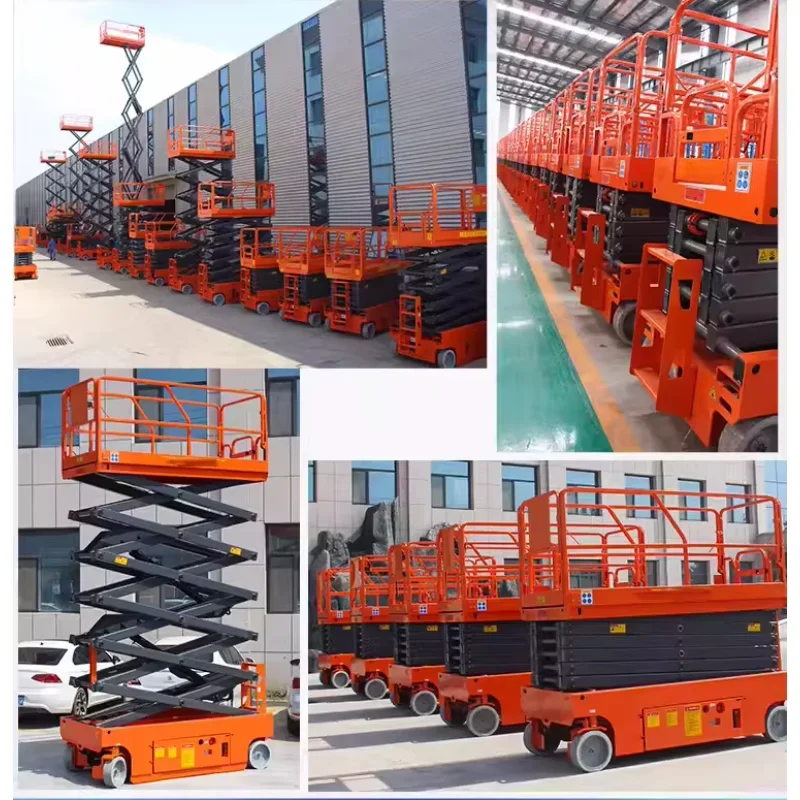 4-16m Crawler Mobile Scissor Lift  Automotive Lifting Platform 18 Ft Electric Boom Lift Table Lifter