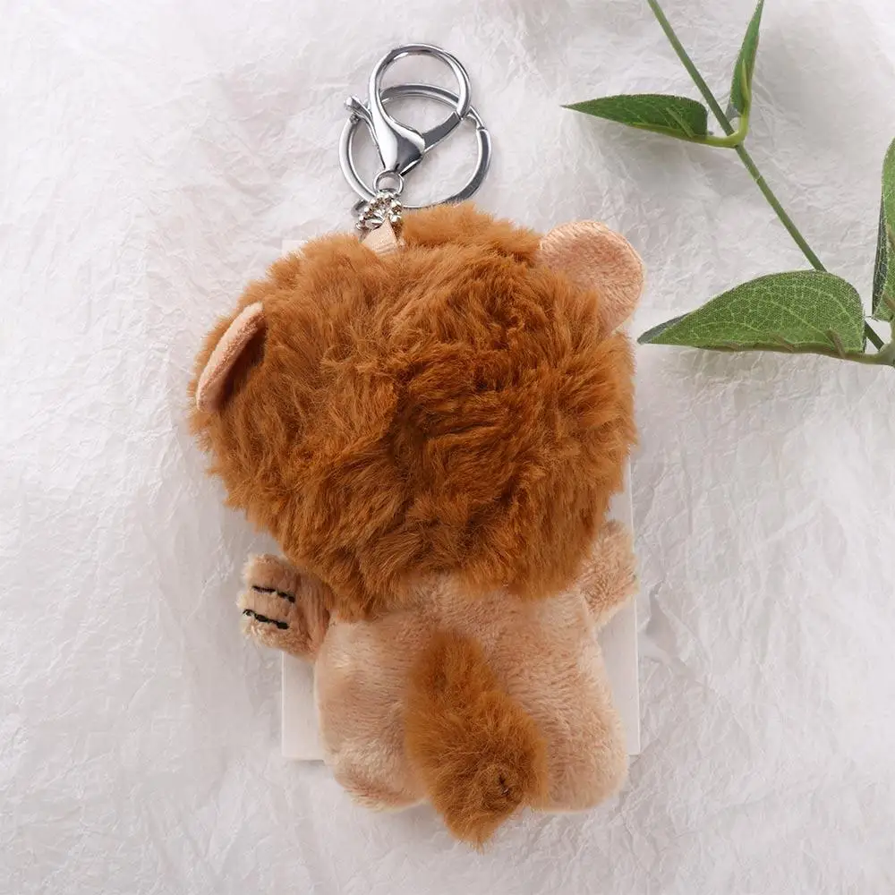 ペンダント動物人形荷物バックパックペンダント漫画ぬいぐるみおもちゃぬいぐるみペンダントライオンぬいぐるみキーホルダーライオンキーリングライオンぬいぐるみ人形