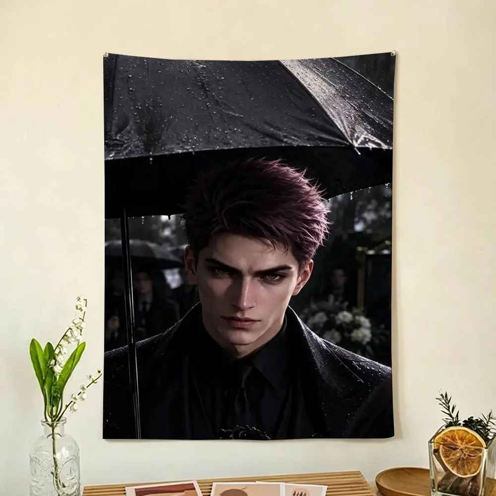 V-Valko Love and Deepspace Flag Digital Printing Banner for Garage Wall Out Door Decoration