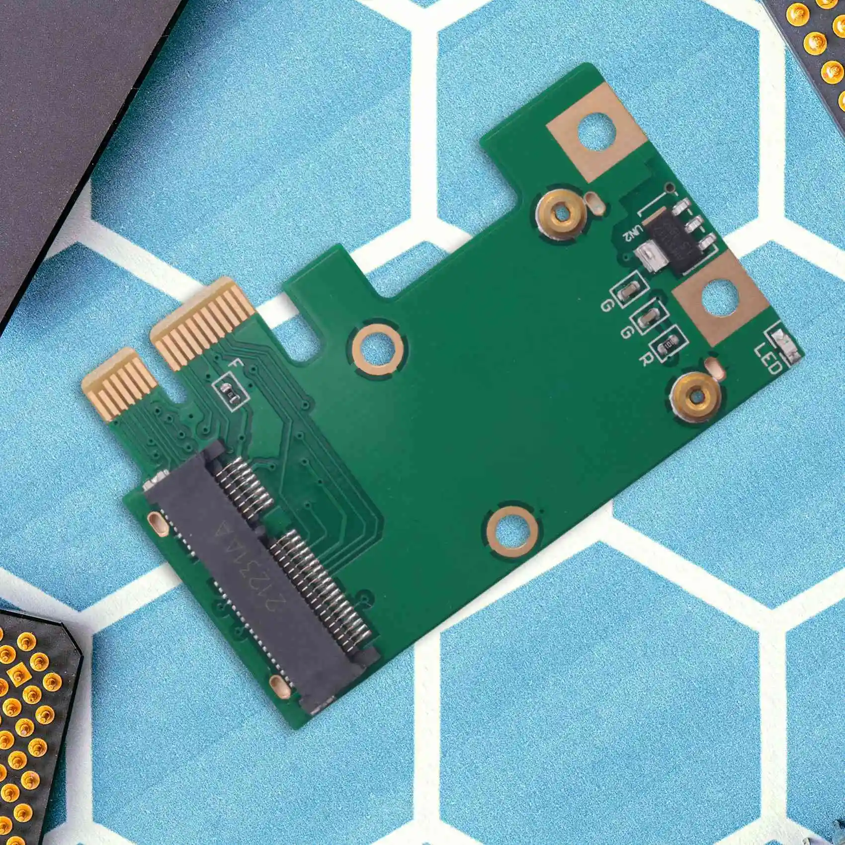 Tarjeta adaptadora PCIE a Mini PCIE, eficiente, ligera y portátil, tarjeta adaptadora a USB3.0