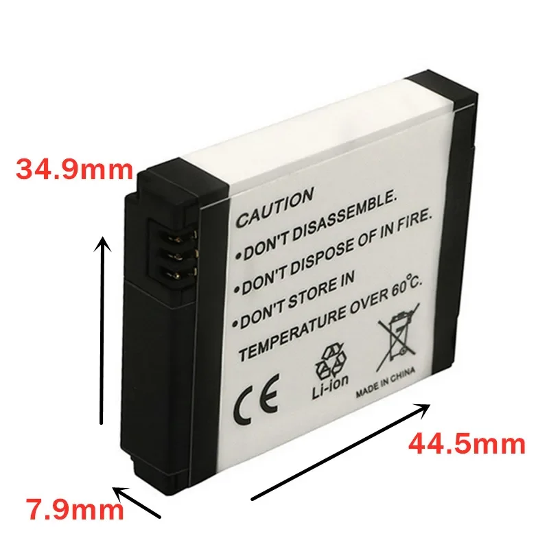 Gopro Hero Battery 3.7V 1100mAh White Suitable for GoPro AHDBT-001/002 Sports Camera Battery Gopro Accessories