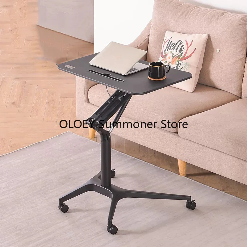 Tavolo di sollevamento pneumatico in piedi Sala conferenze minimalista Tavolo da podio Divano Comodino Scrivania mobile Escritorio 상 Mesa Furniture