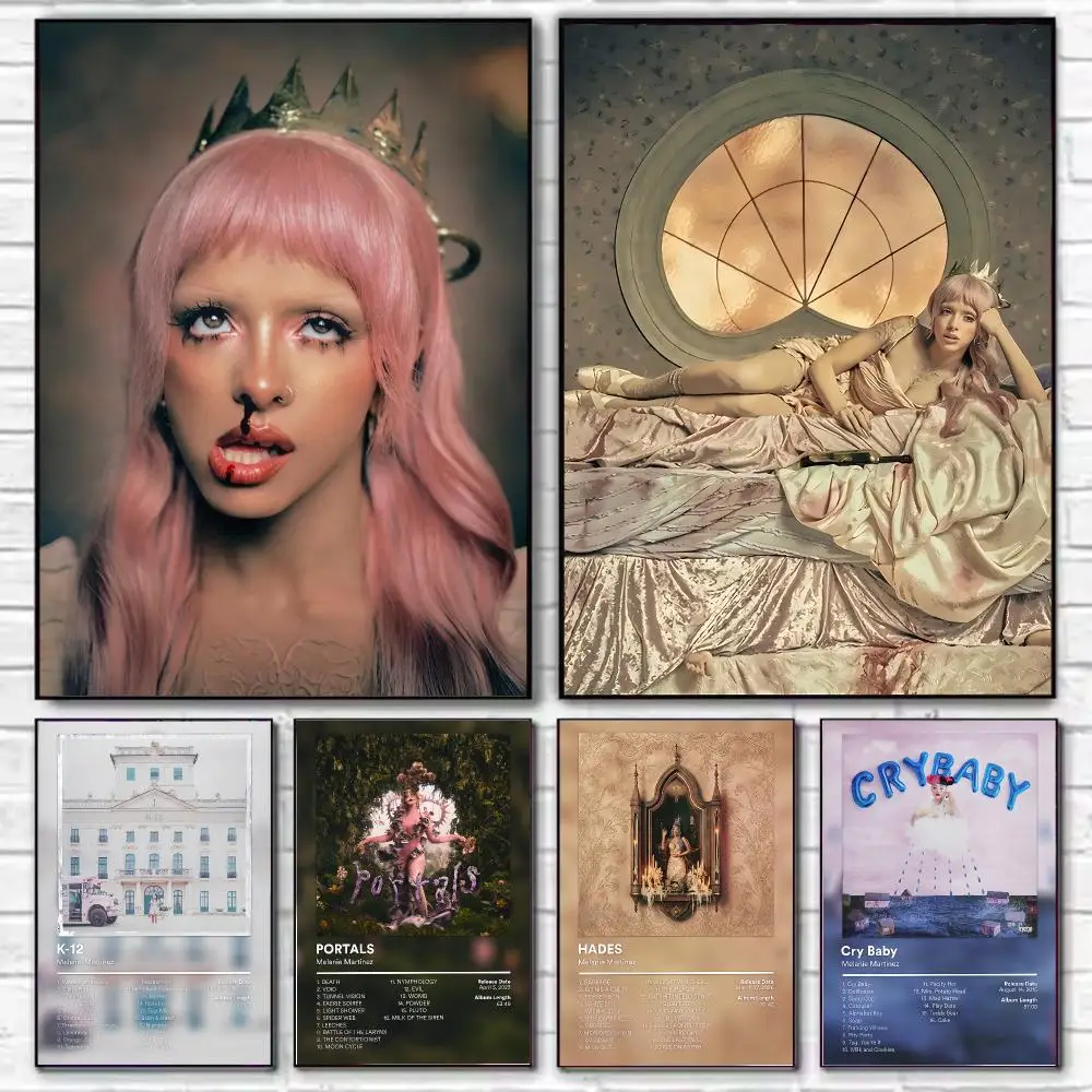 Singer Melanie Martinez Hades 2026 Poster Stylish Wall Art for Living Room Bedroom Study Home Decor Gift