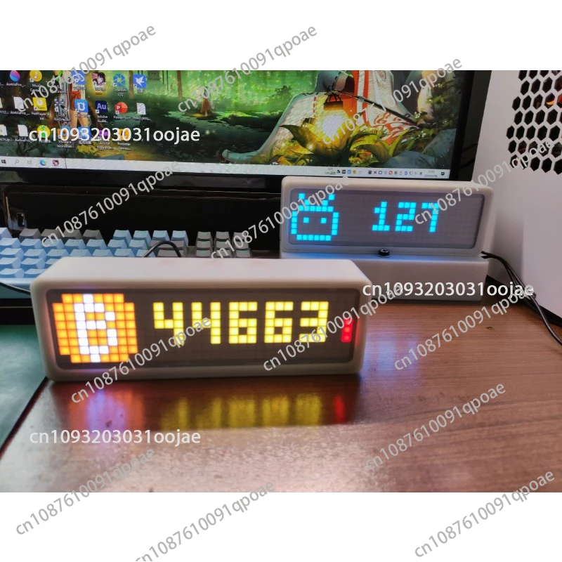 Digital Currency Market Display Cryptocurrency Real-time Price Display Desktop Decoration WIFI Connect BTC ETH DOGE FIL