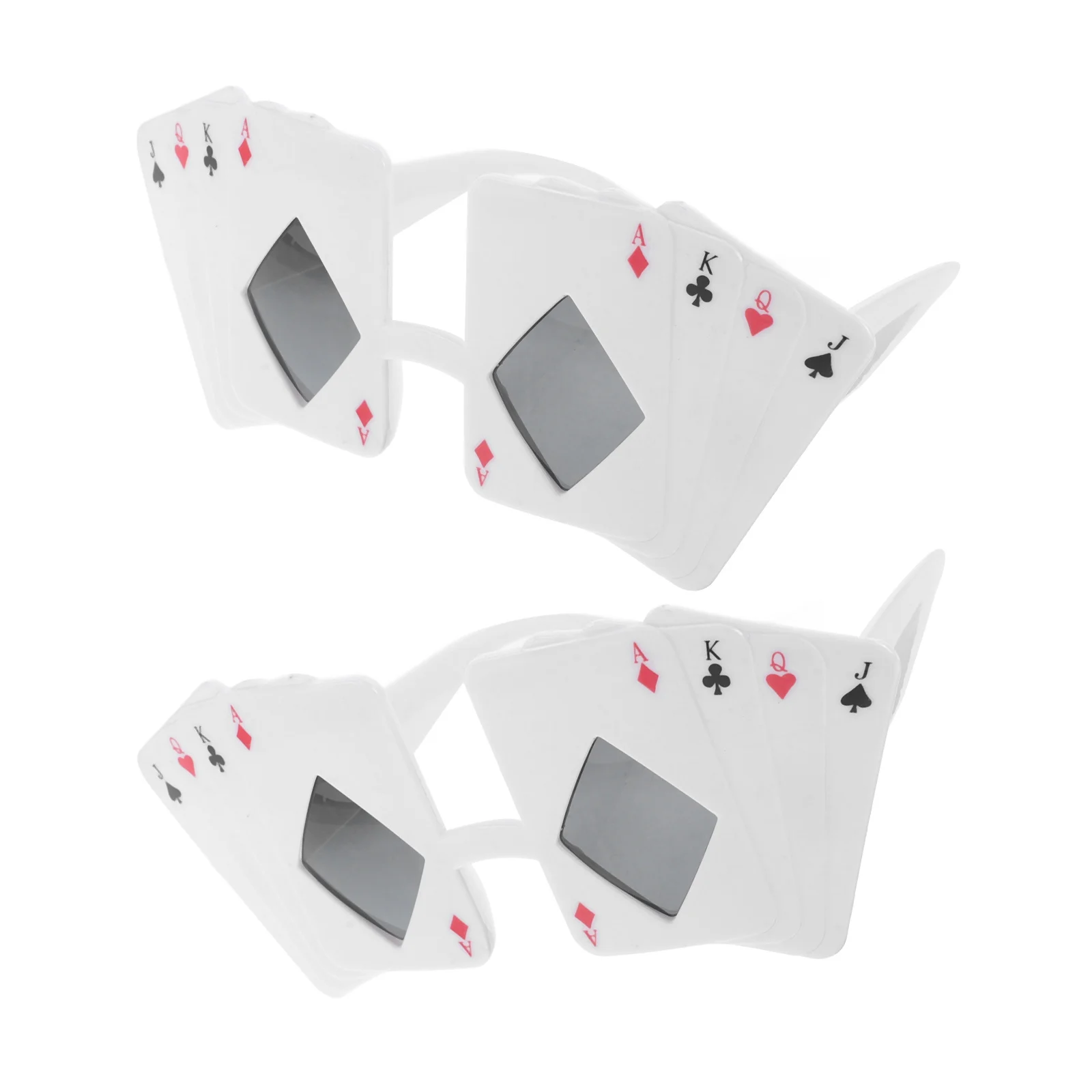2 قطعة بوكر تحت عنوان بطاقات اللعب نظارات مضحك نظارات الحفلات زي كابينة تصوير الدعائم الكبار رجل امرأة لوازم بوكر نظارات