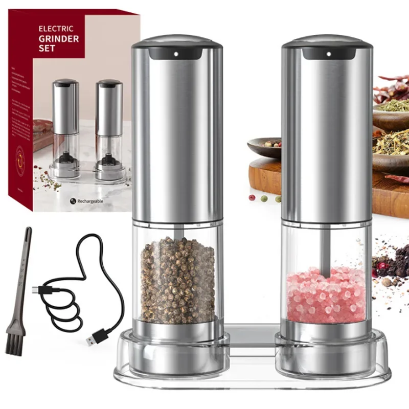 Smart Automatic Pepper Grinder Salt And Pepper Grinder USB Rechargeable for Smart Home for Xiaomi Smart Kitchen